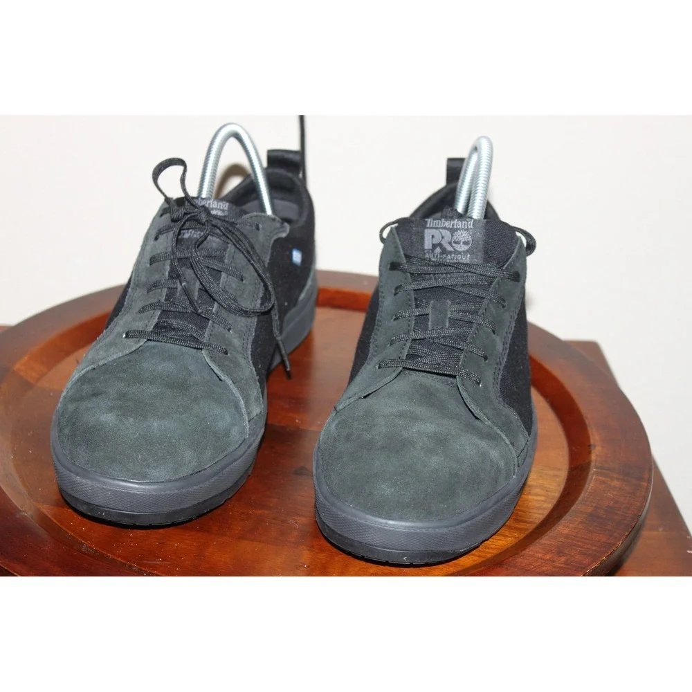 Timberland PRO Powertrain Black Alloy Toe Work‎ Sneakers Shoes